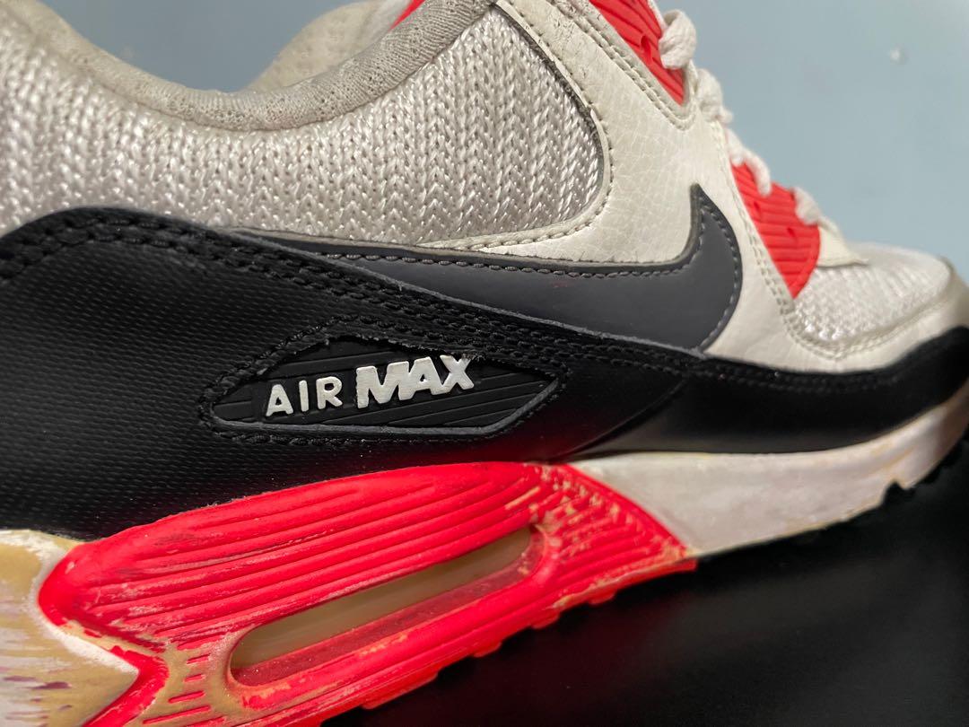 air max 90 fire red