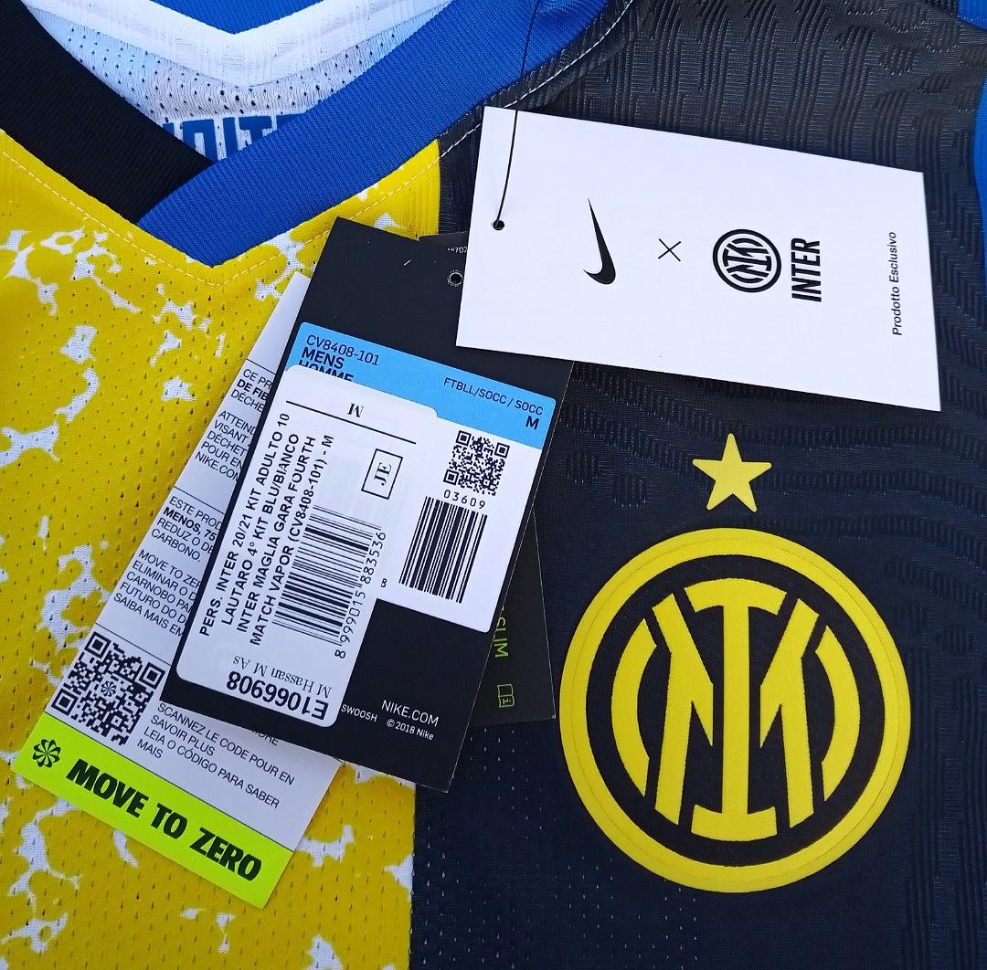 NIKE BNWT Inter Milan Vapor Match 4th Vaporknit Jersey Jersi 2020 2021  serie A LAUTARO NO 10 ORIGINAL