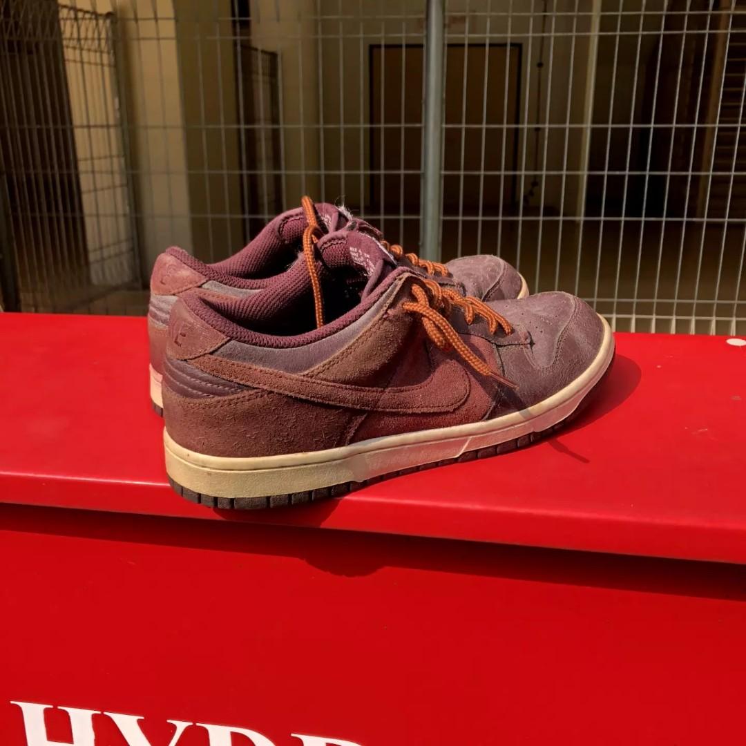 Nike dunk low deep burgundy, Fesyen 