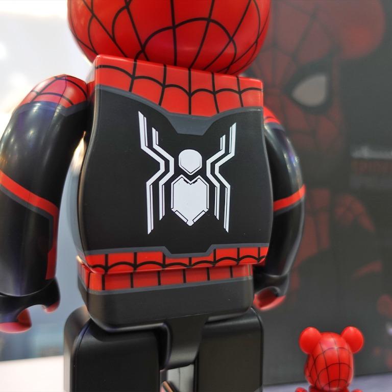 No Way Home蜘蛛俠BE@RBRICK SPIDER-MAN UPGRADED SUIT 100% & 400