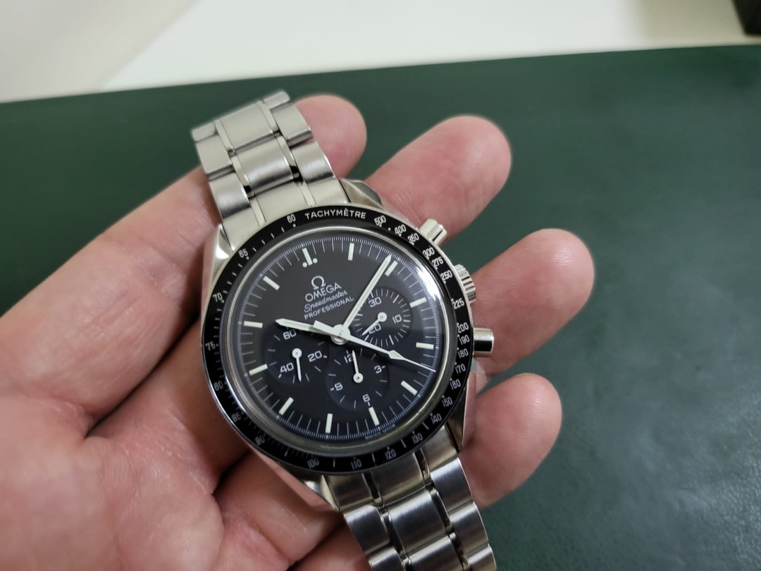 Omega Speedmaster Hesalite sandwich 357250 Luxury Watches on