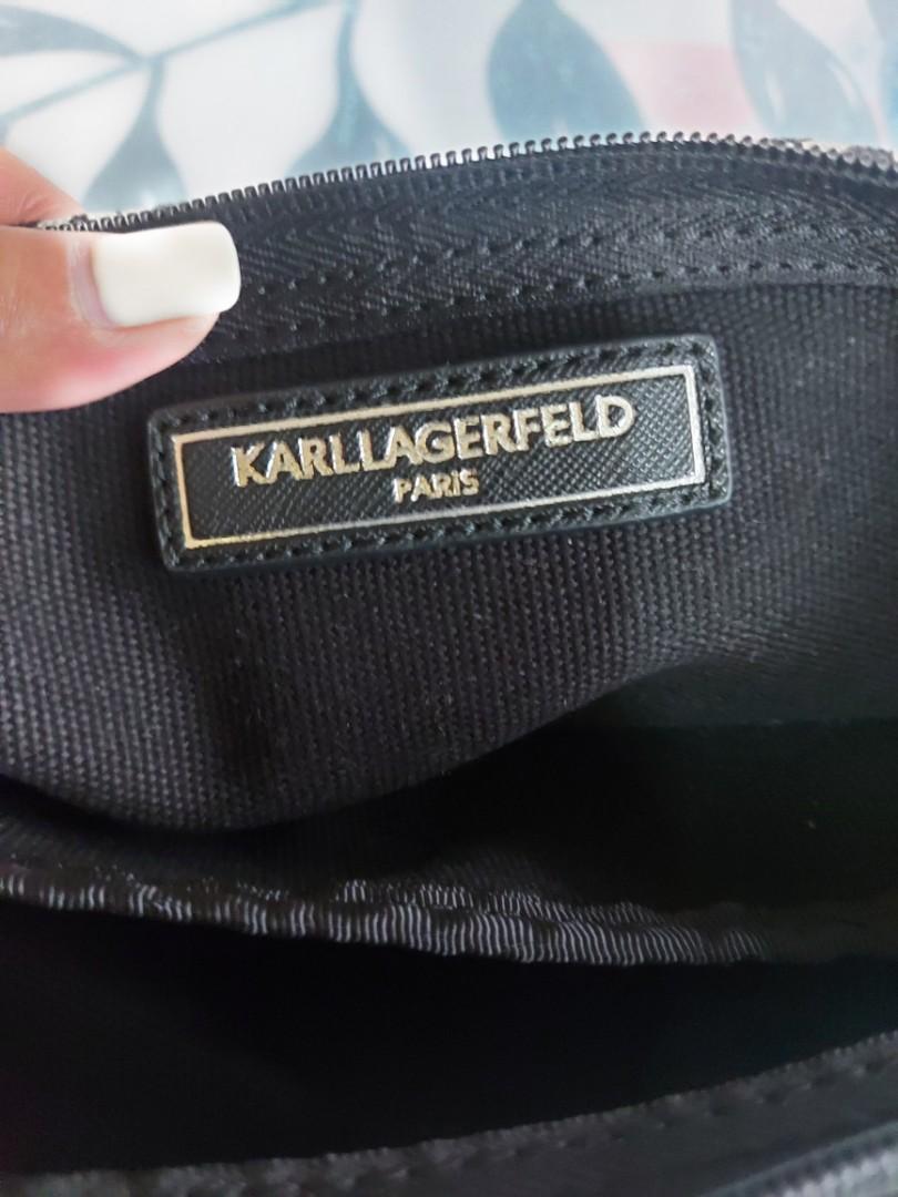 Original Karl Lagerfeld Kristen Canvas Crossbody, Women's Fashion, Bags