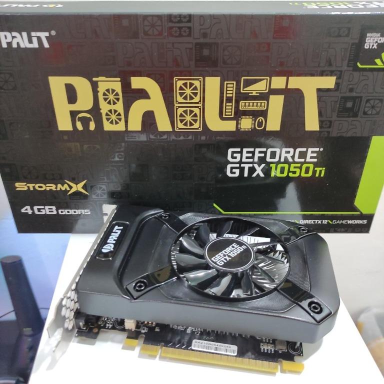Palit GeForce GTX 1050 Ti StormX 4GB GDDR5 | Graphics Card | Video