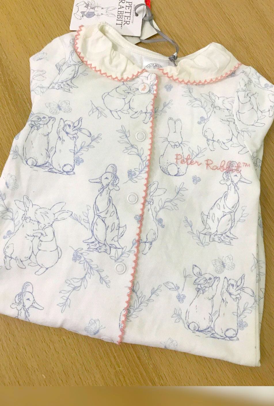 Peter sales rabbit sleepsuits