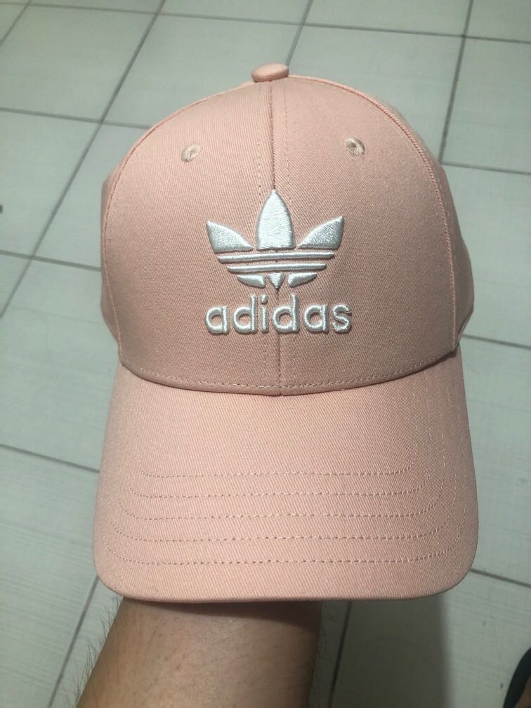 Pink Adidas Cap - Men, Men's Fashion 