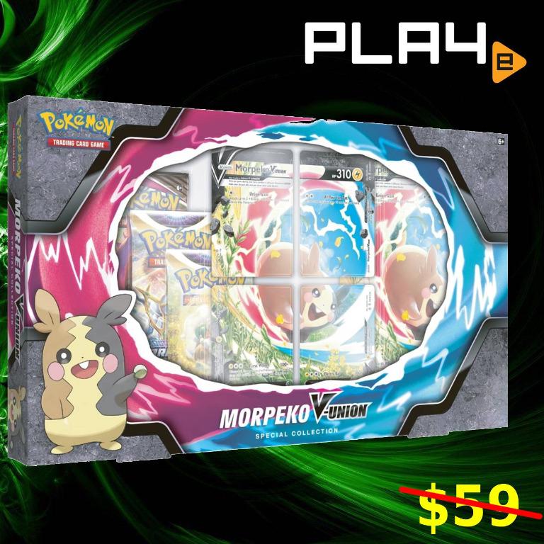 Pokemon TCG Morpeko V Union Special Collection Box (7071573) Brand New,  Hobbies & Toys, Toys & Games on Carousell