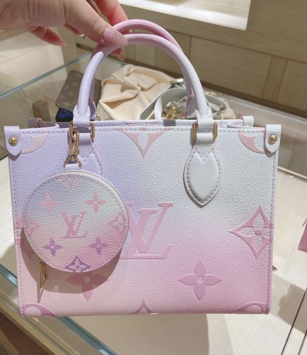 PRE-ORDER: Authentic Louis Vuitton LV Pink Purple Sunrise Pastel monogram  OnTheGo PM Bag, Luxury, Bags & Wallets on Carousell