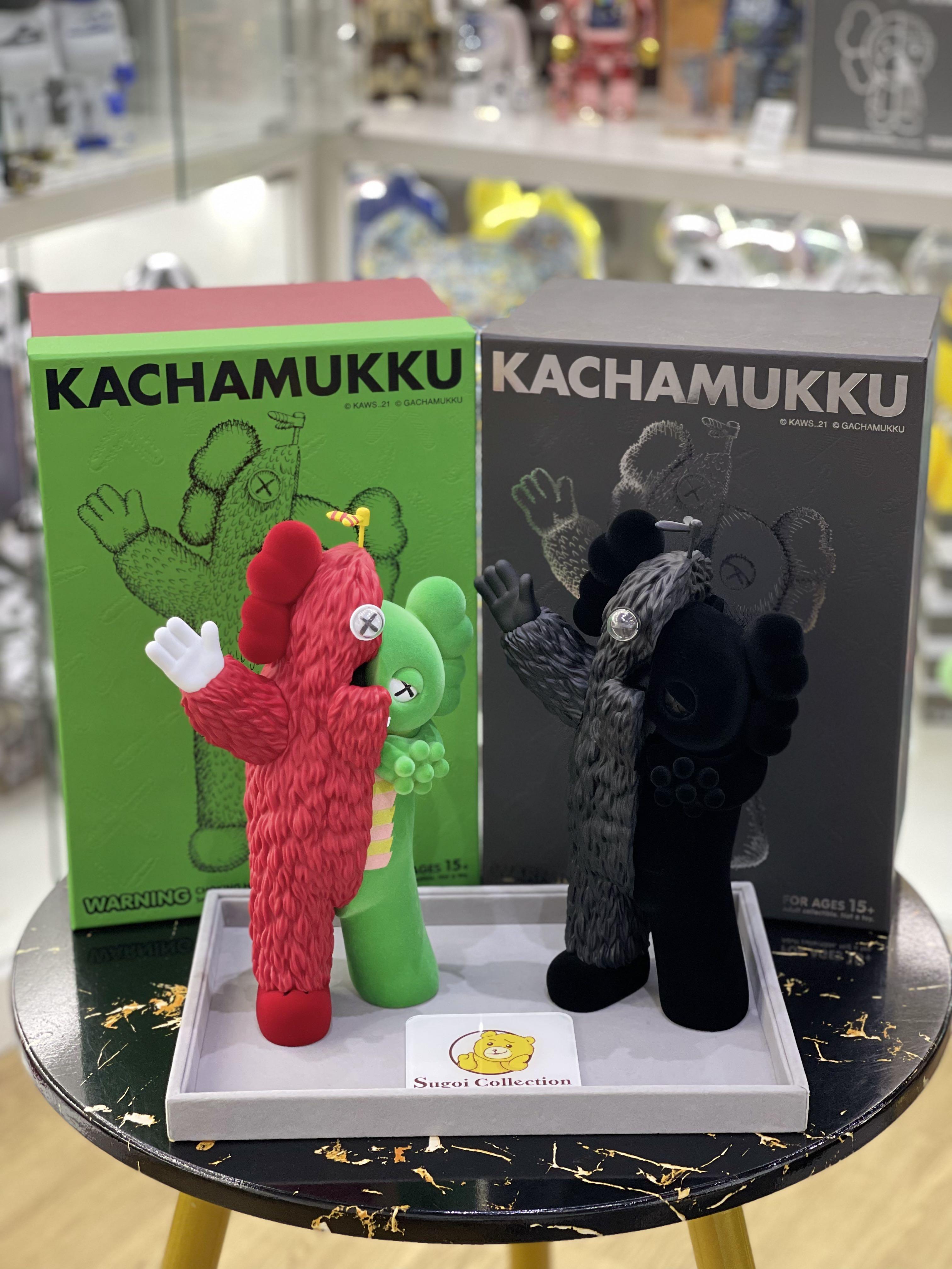 In Stock] Kaws x Kachamukku (set of 2) Gachapin & Mukkun figure 