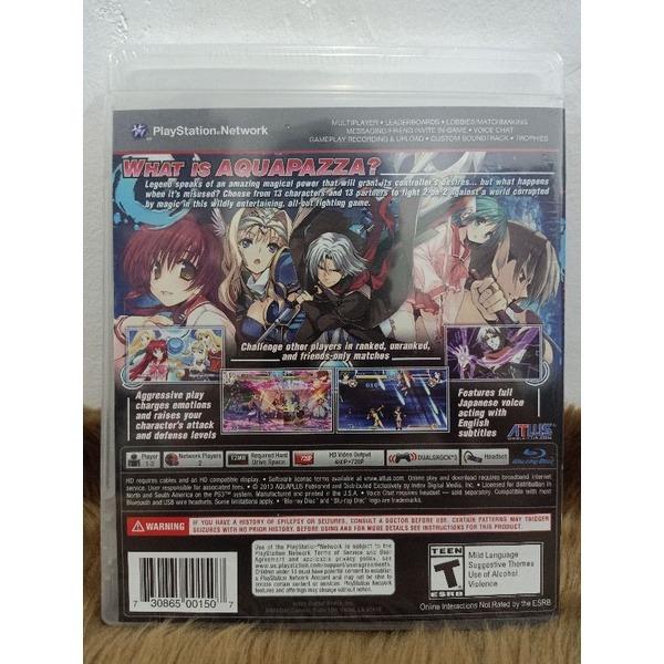 PS3 Aquapazza Aquaplus Dream Match R1 SEALED Video Gaming