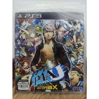 PS3 P4AU Persona 4 Arena ULTIMAX (Factory Sealed)