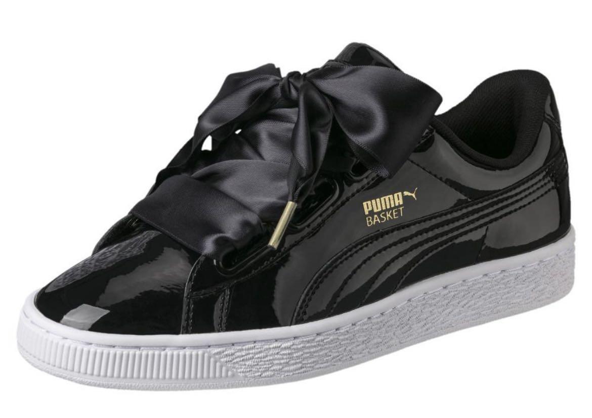 Puma Basket Heart Patent Women s Trainers Women s Fashion
