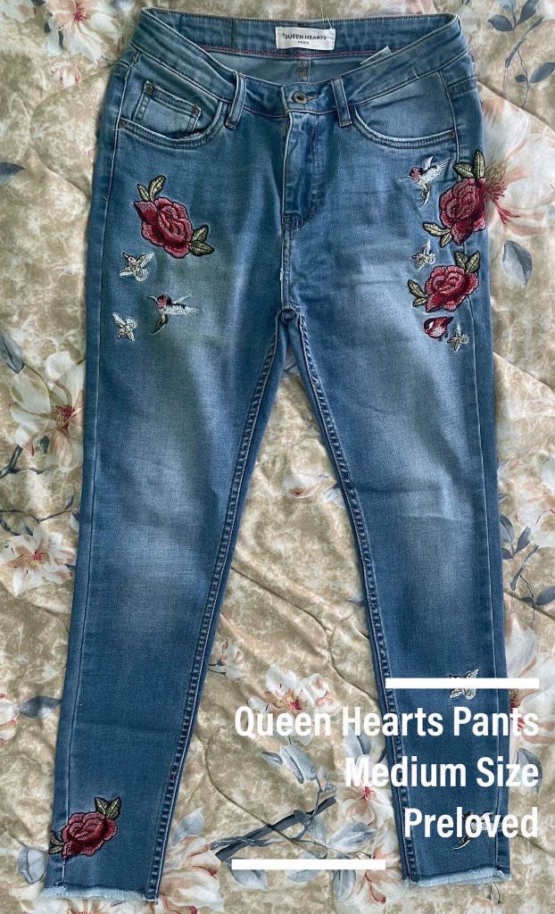 Queen Hearts Pants, Women's Fashion 