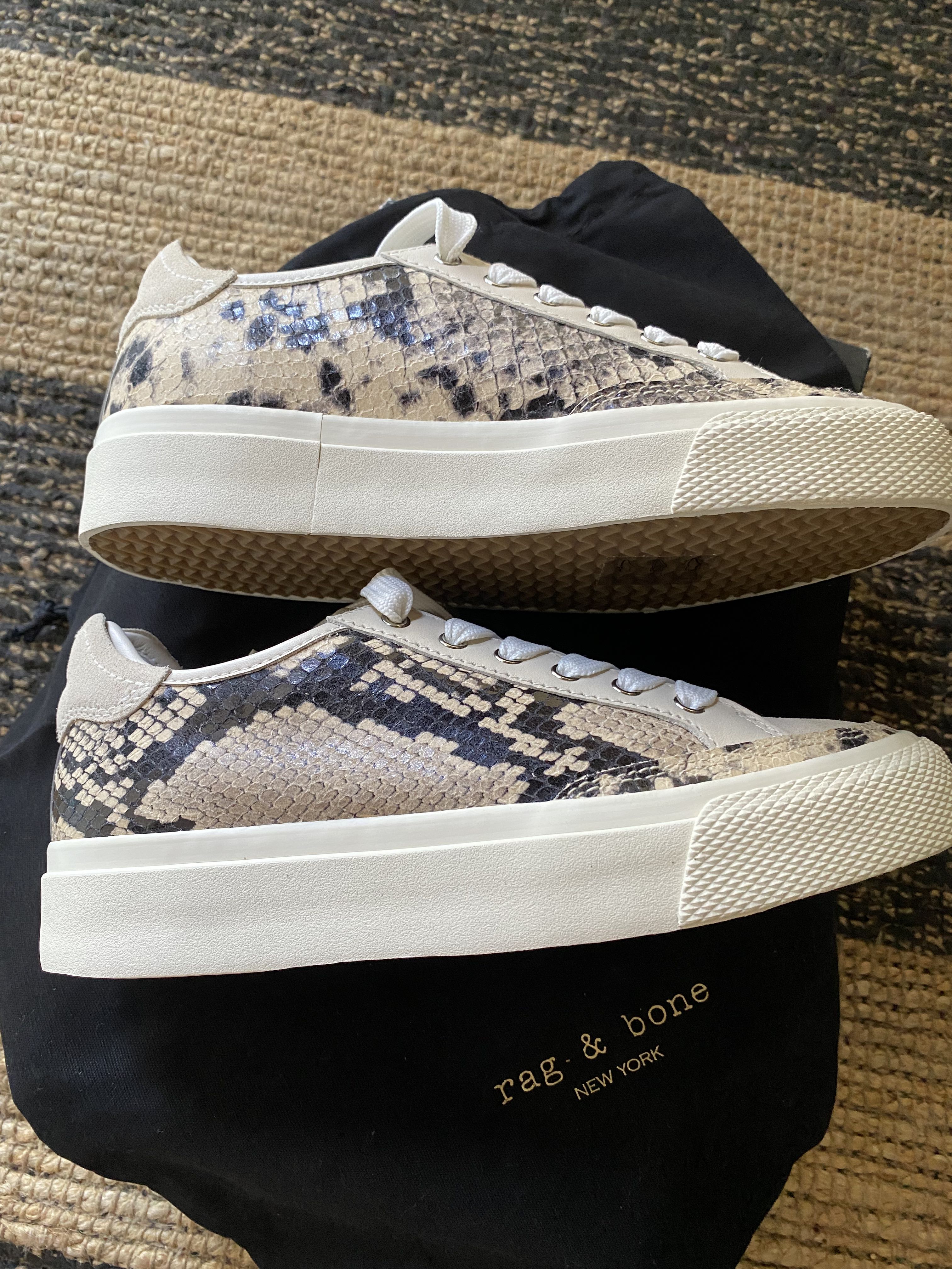 Rag Bone leather and suede sneakers US5