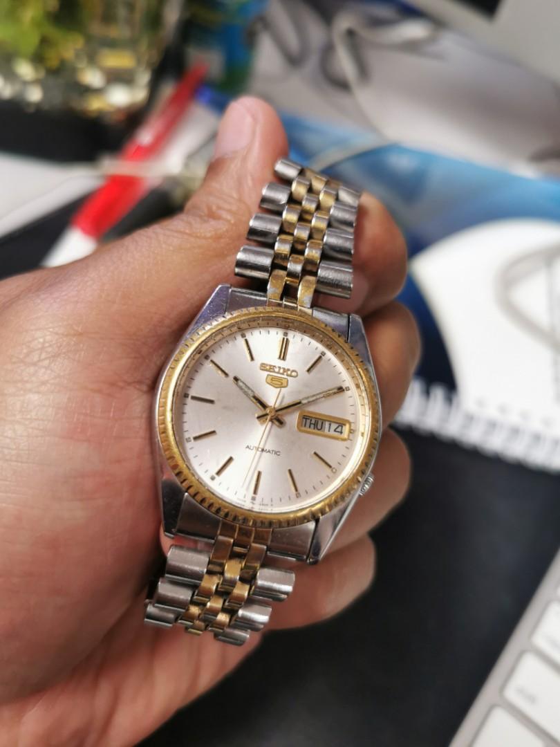 Seiko 5 datejust cal. 7009, Men's Fashion, Watches & Accessories, Watches  on Carousell