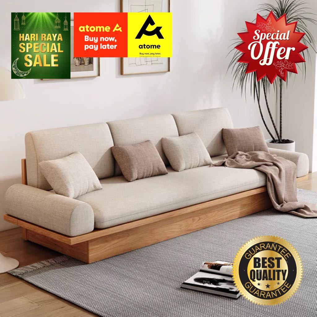 Japanese outlet wooden sofa
