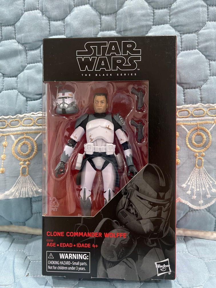 Hasbro Star Wars The Black Series Clone Commander Wolffe 6" Figure E2259 for sale online 