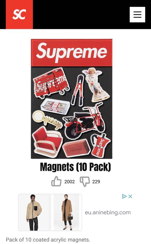 【日本直送】Supreme Magnets (10 Pack) その他