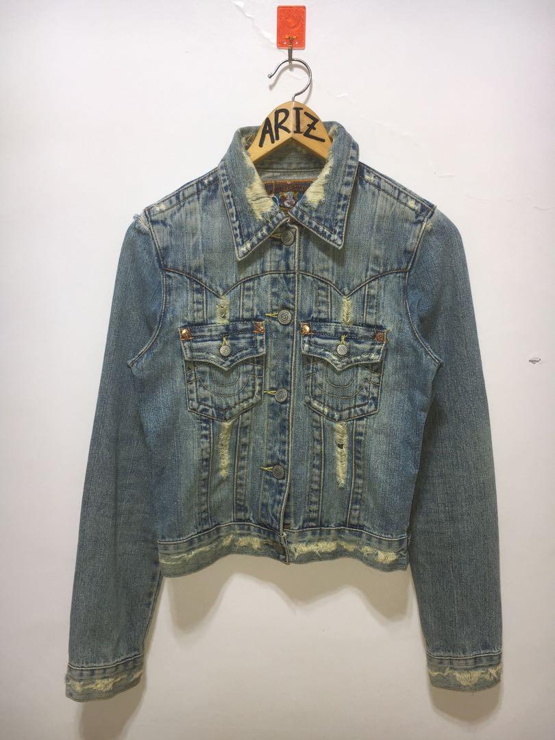 true religion jean jacket womens