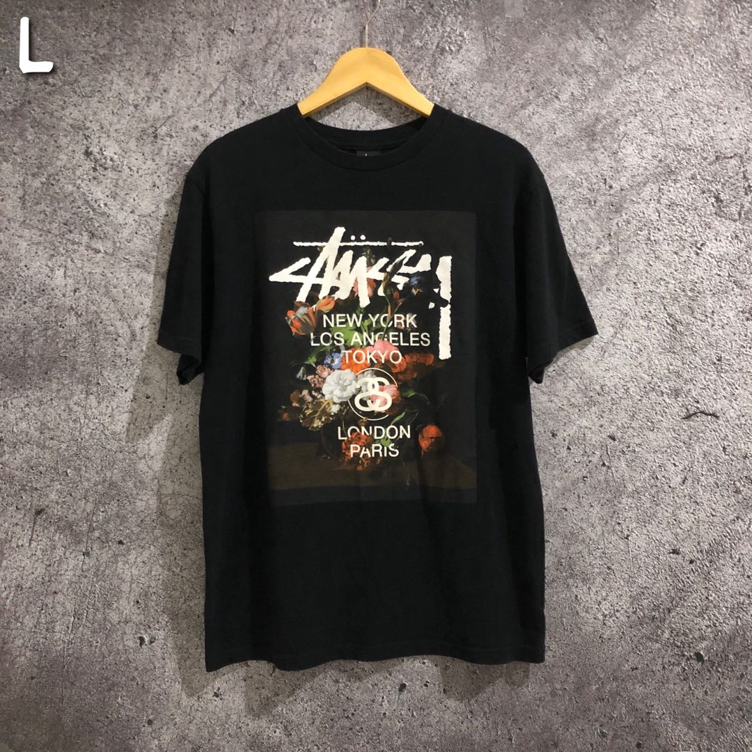 T-Shirt Stussy World Tour Floral 