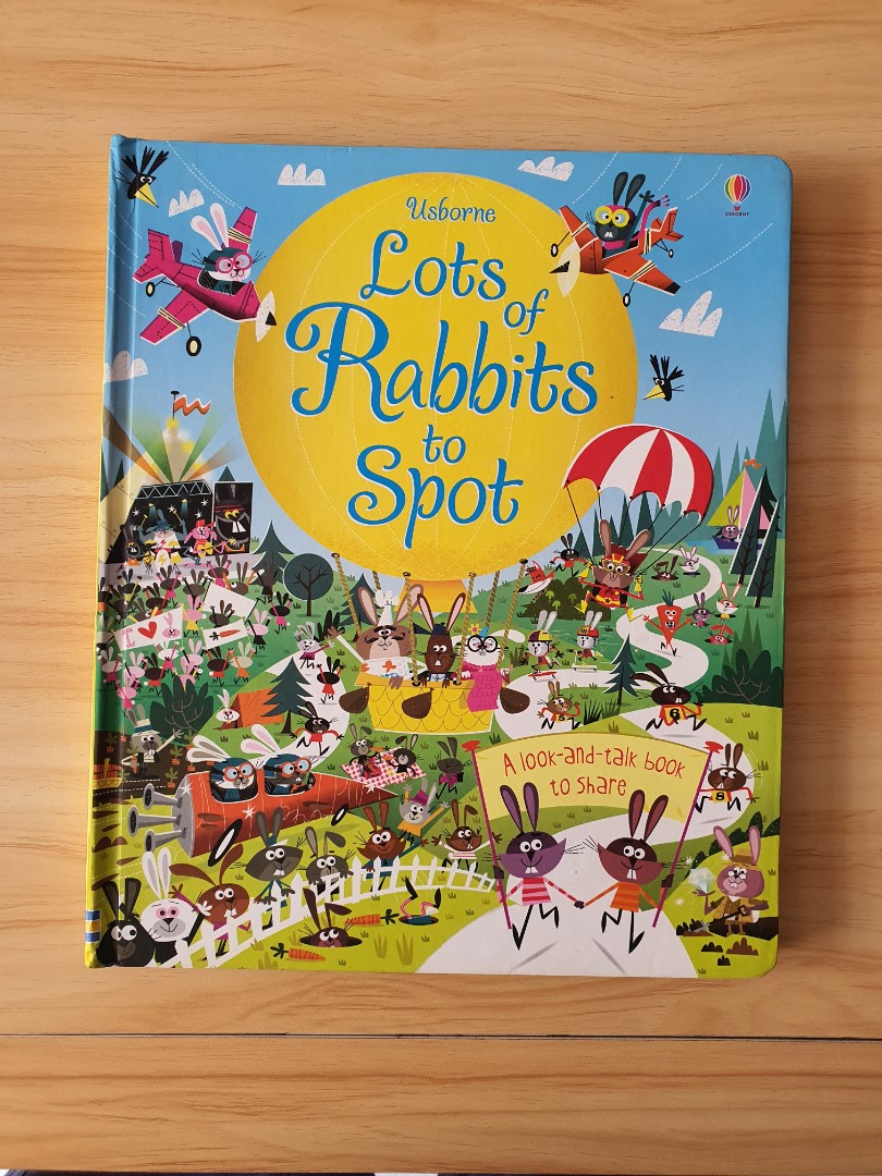 Usborne Lots of Rabbits to Spot, Hobbies & Toys, Books & Magazines