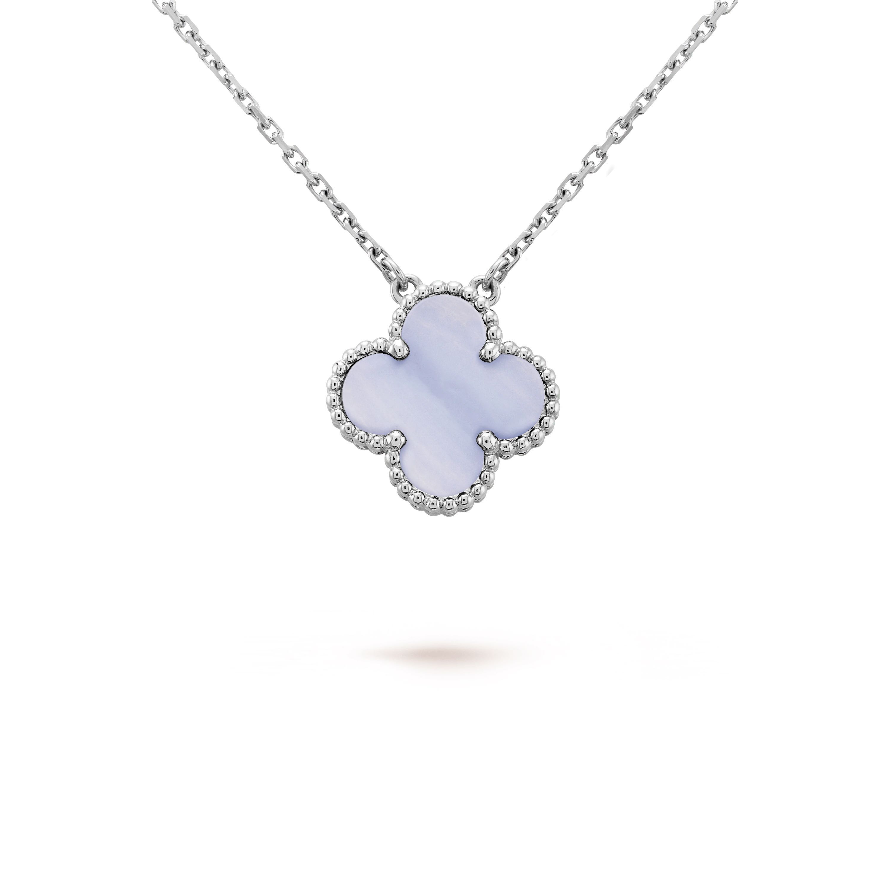 Gold online chalcedony necklace