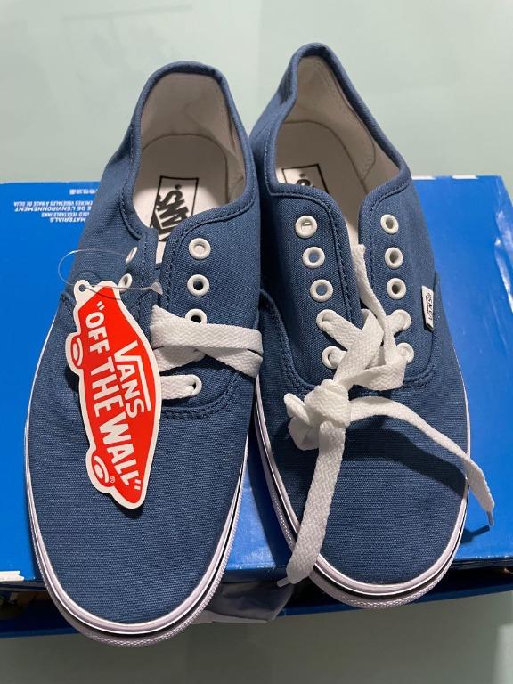 Red white and blue vans cheap