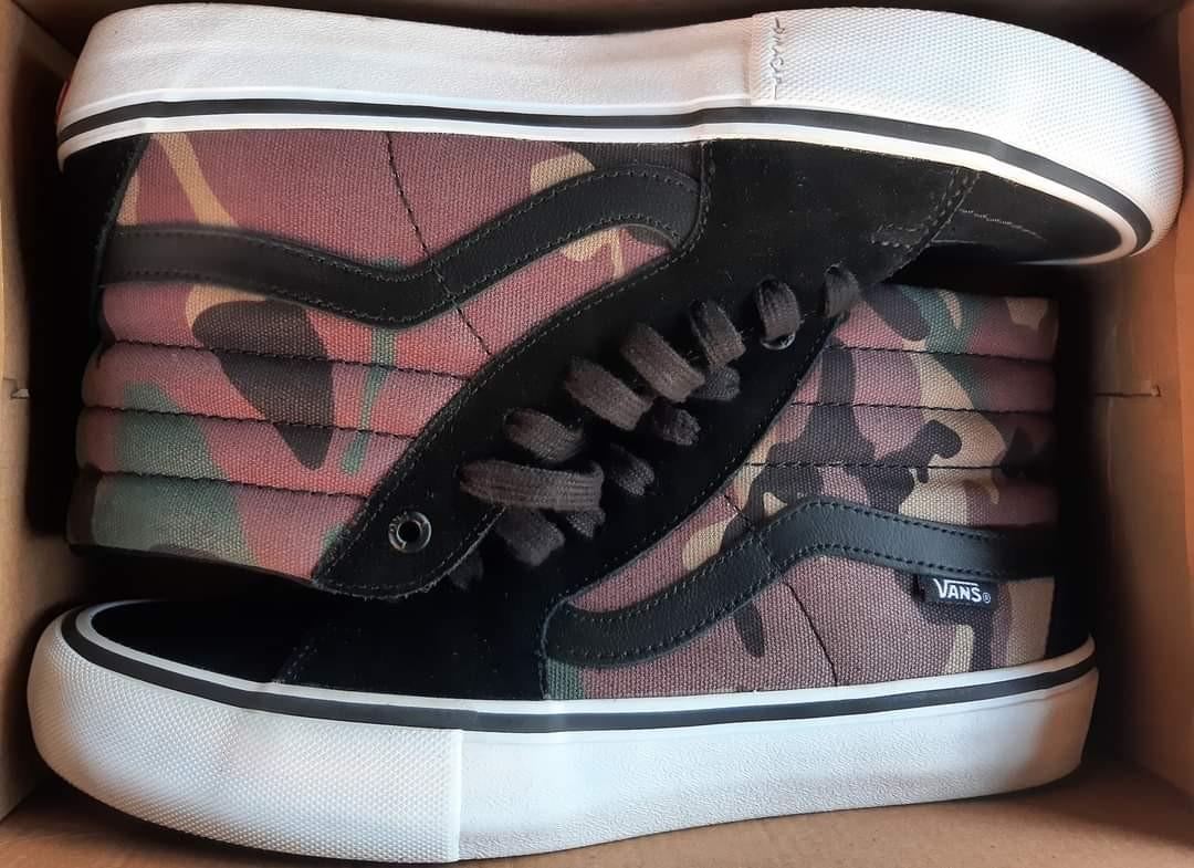 vans sk8 hi pro camo