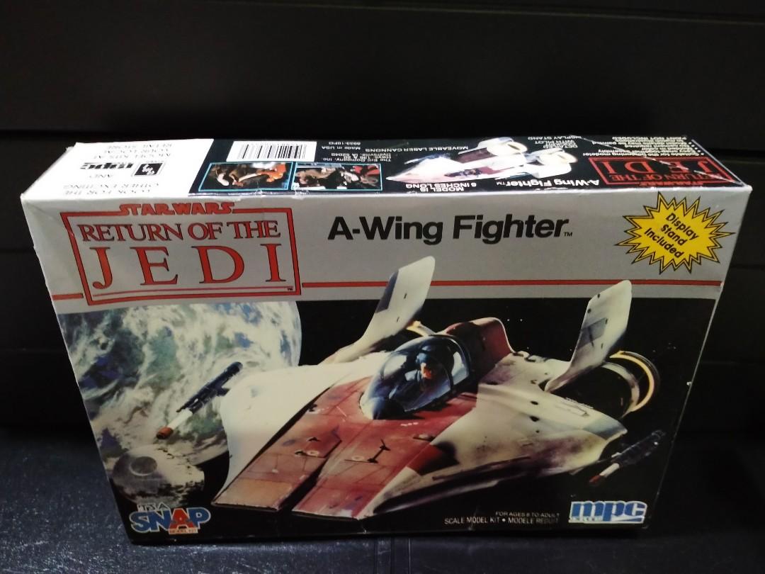 Vintage 1983 MPC Star Wars Return of The Jedi A wing Fighter Model