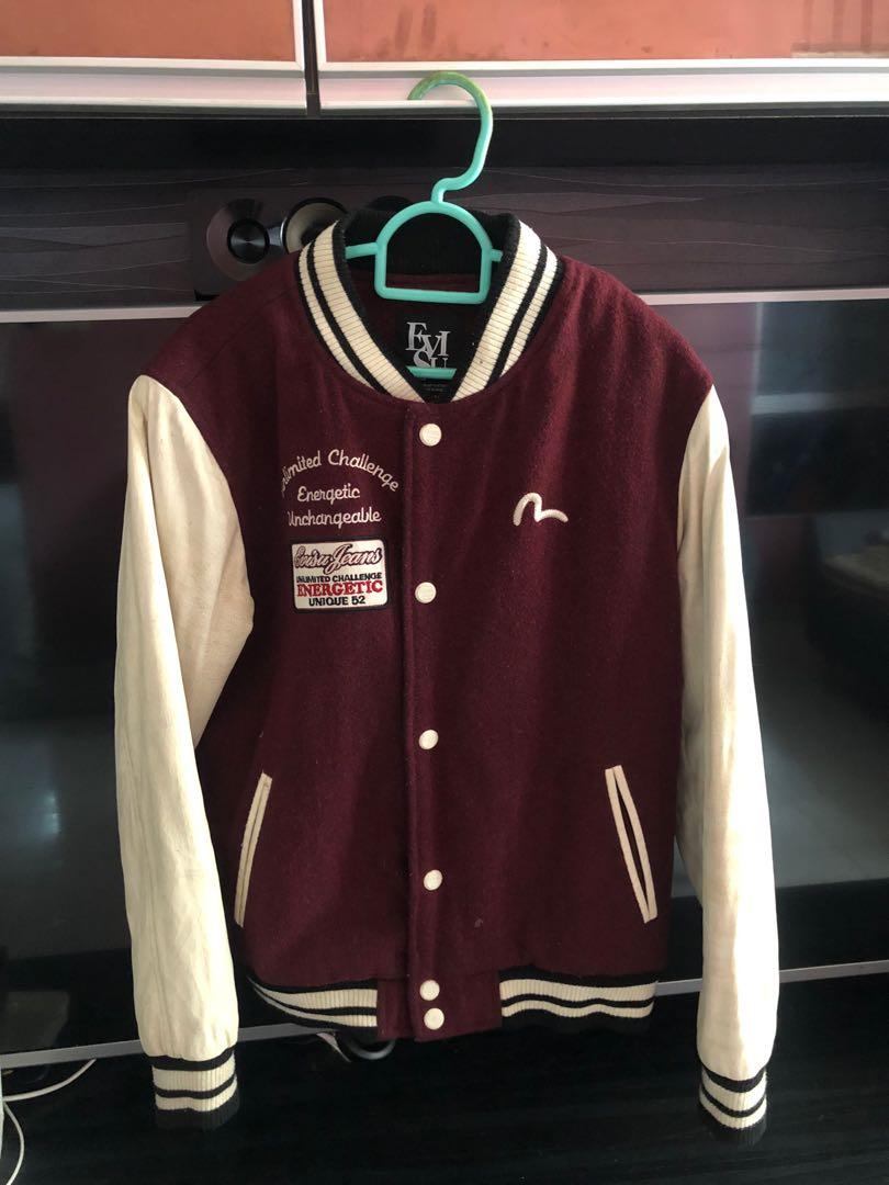 Evisu varsity jacket sales