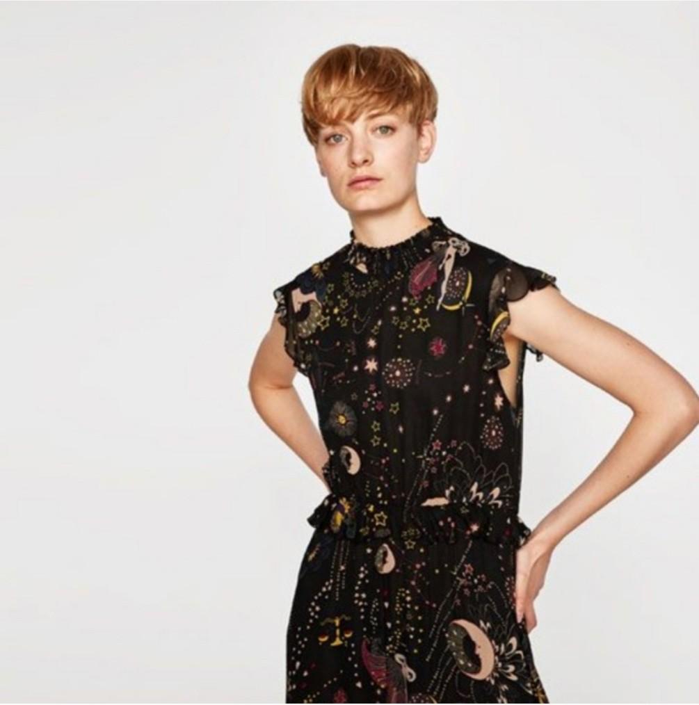 Zara constellation dress store
