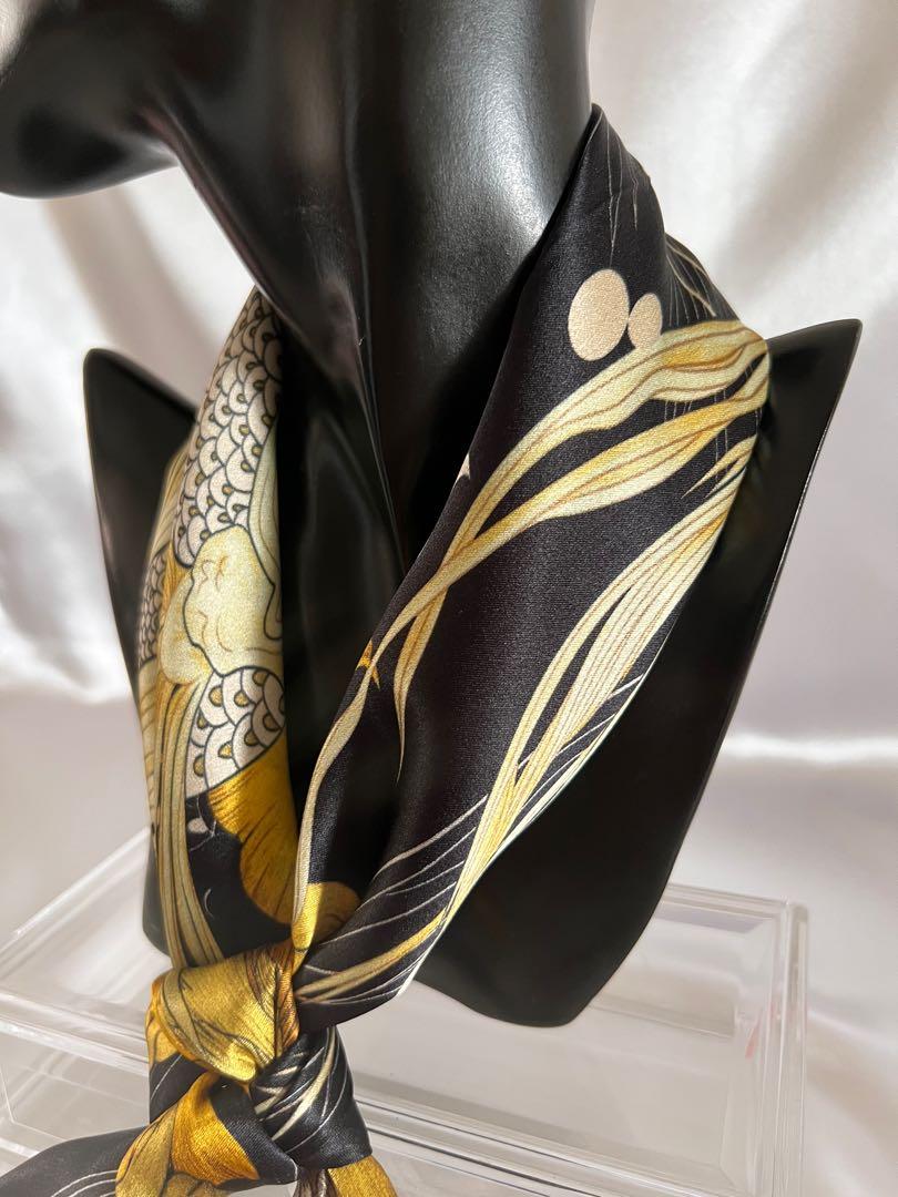 Gold neck scarf best sale