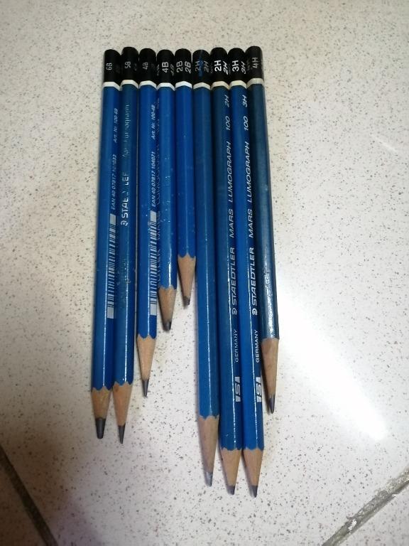 專業素描鉛筆 6b To 4h 興趣及遊戲 手作 自家設計 工藝用品及工具 Carousell