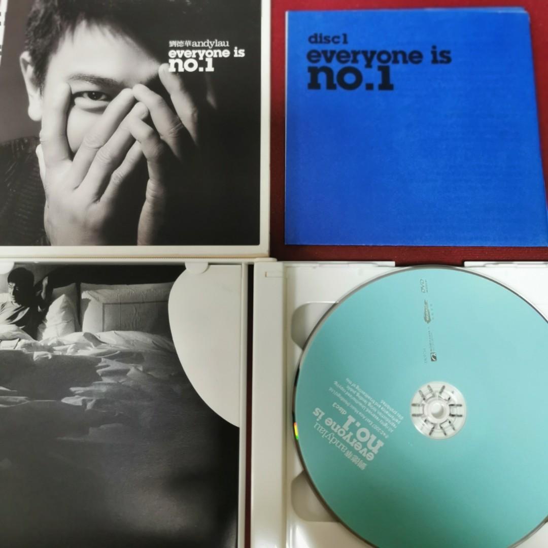95％new 劉德華Everyone Is No. 1 專輯(2CD+DVD) 粵語CD + 國語CD +