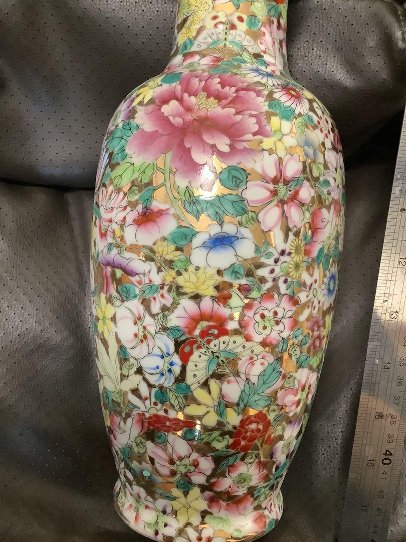 期間限定価格! 乾隆 ume-kpc.edu.kh 中国 廣彩人物特大花瓶 大清乾隆