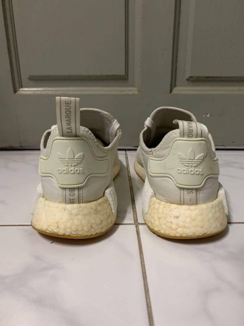 Nmd r1 white gum on feet online