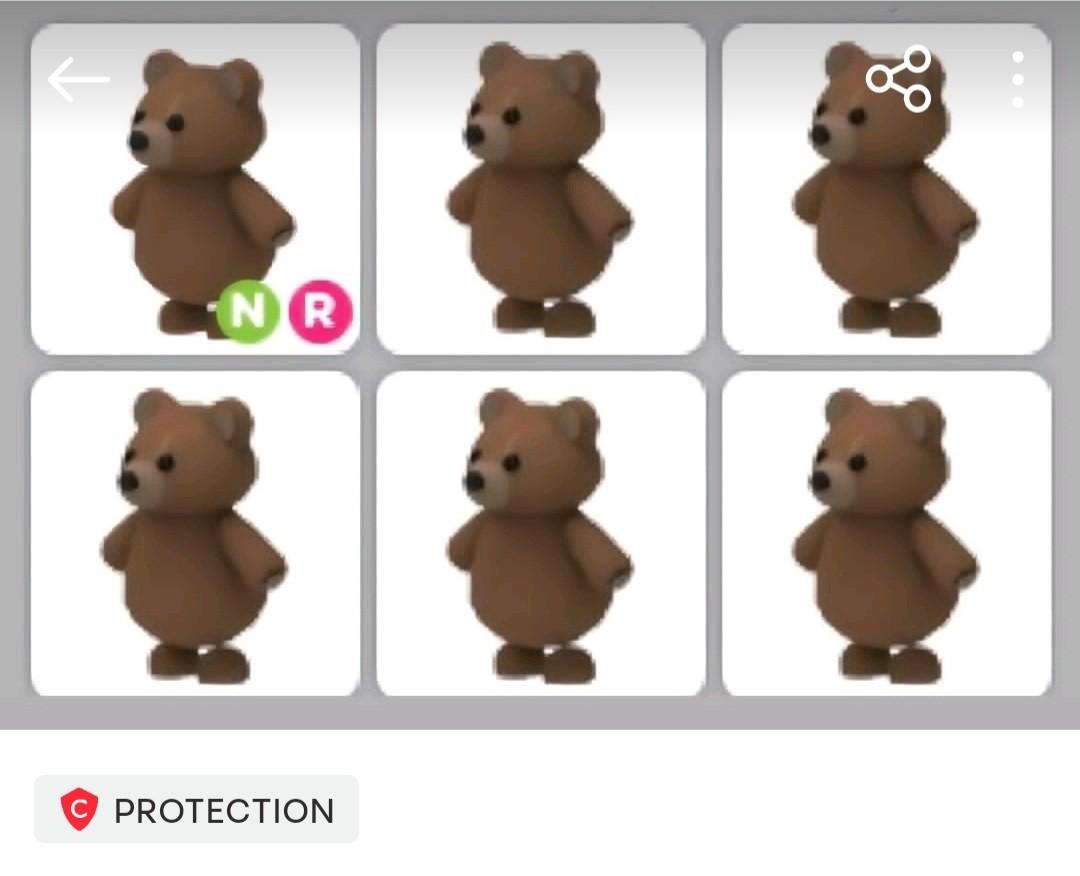 [PROMOTION] Adopt Me Brown Bear, Video Gaming, Gaming Accessories, In