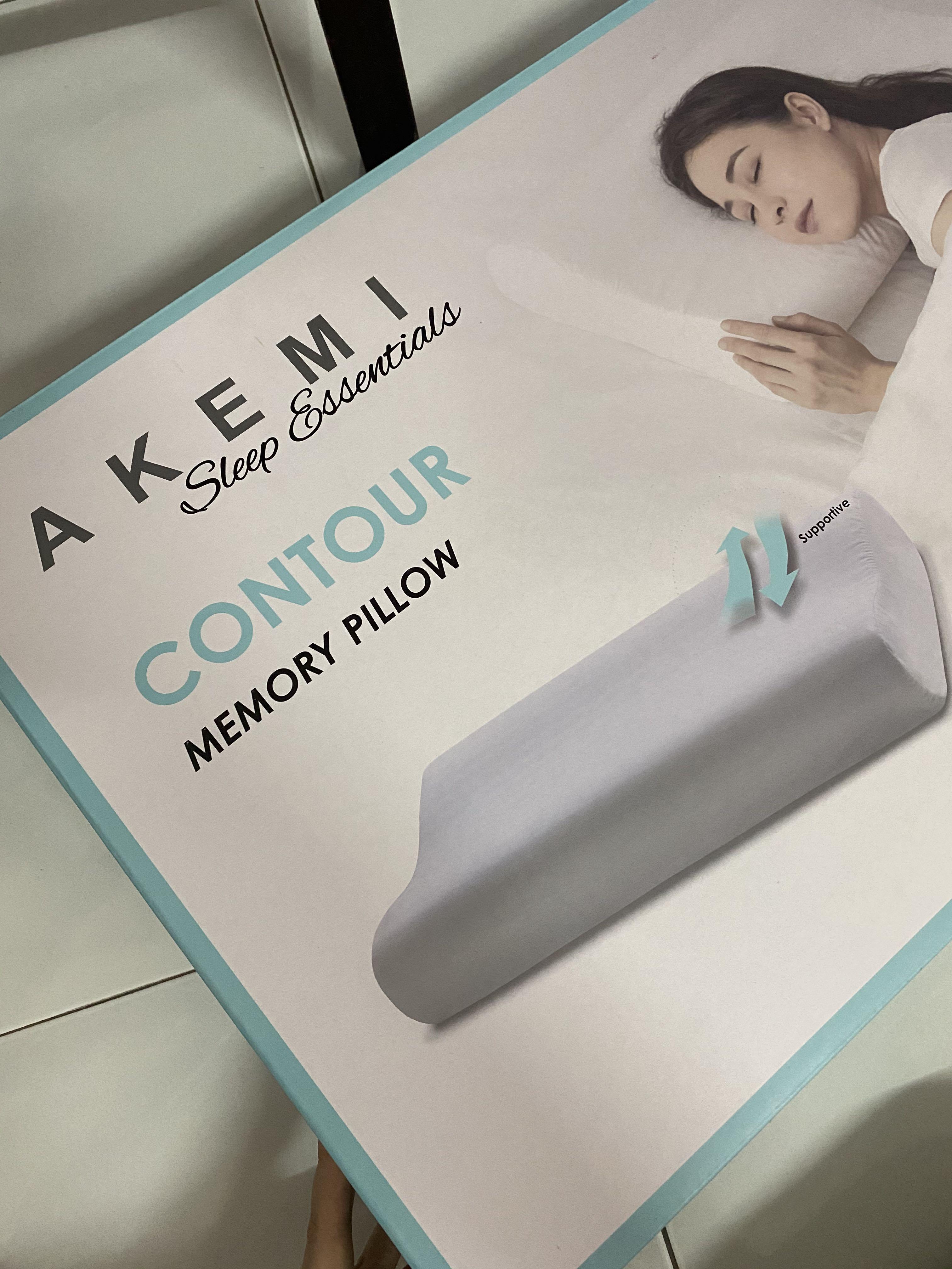 Akemi contour memory pillow top