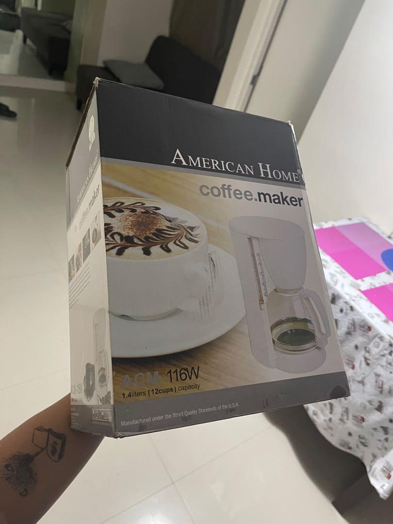 American Home Coffee Maker ACM 116W, TV & Home Appliances, Kitchen Appliances, Coffee Machines