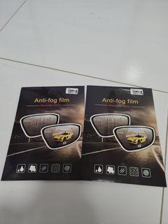 Anti Fog Flim For Rear View Mirrors