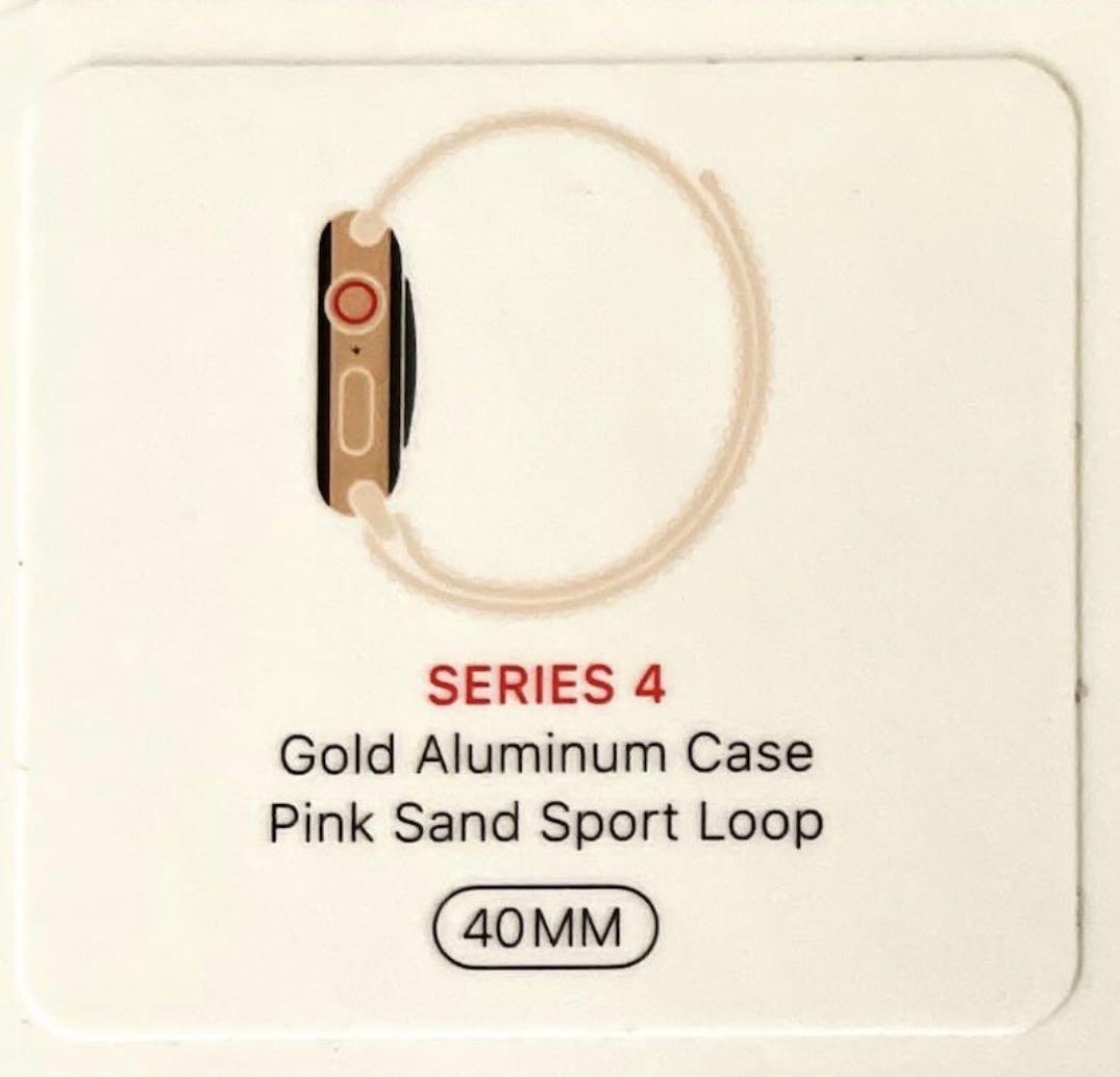 Series 4 gold aluminum case pink sand sport loop store