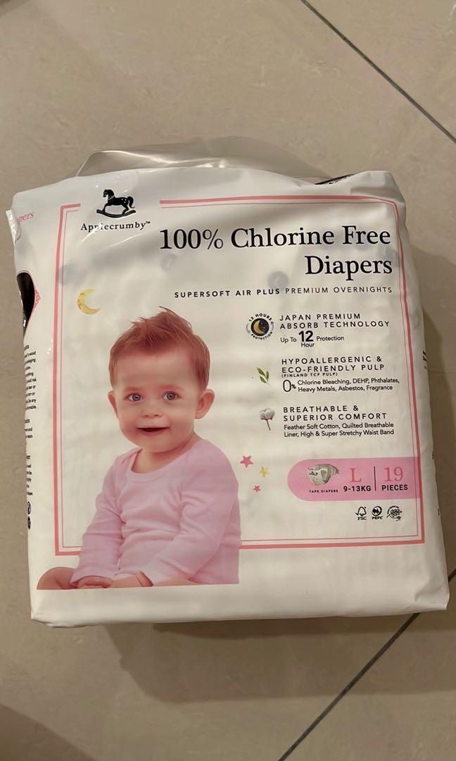 Applecrumby Overnight x 15 packs, Slim x 6 packs, Babies & Kids