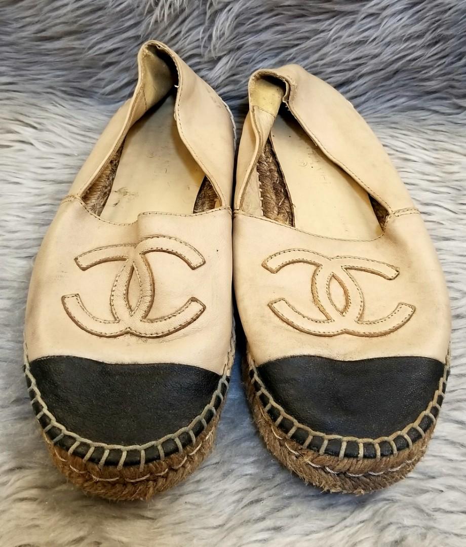 chanel espadrilles size 7.5