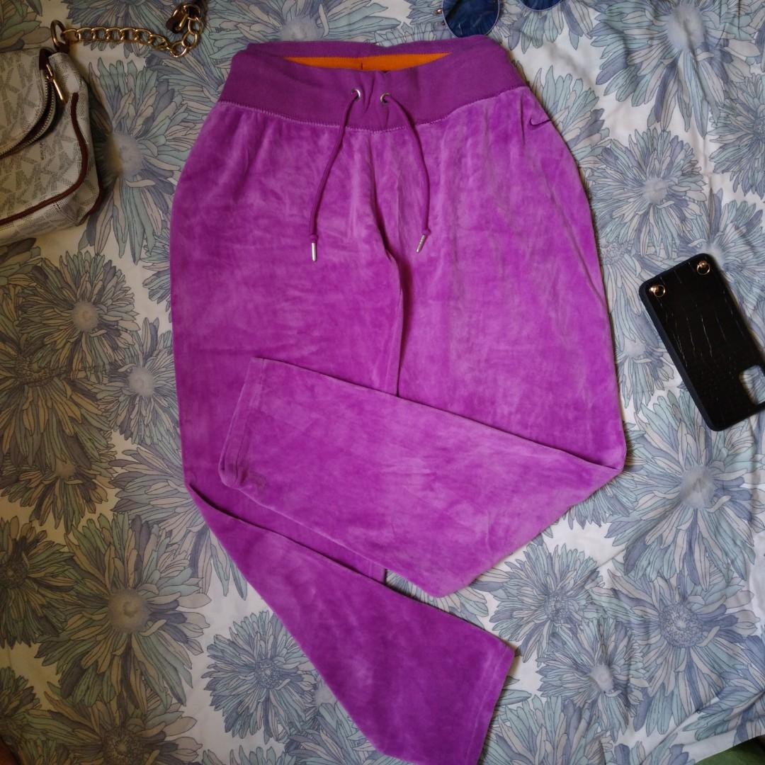 velvet nike sweatpants