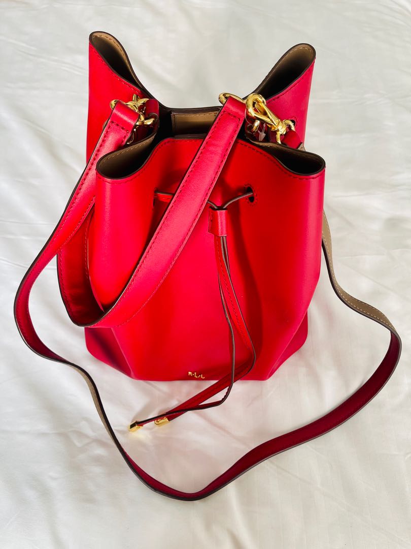 Authentic Ralph Lauren Bucket Bag, Women's Fashion, Bags & Wallets