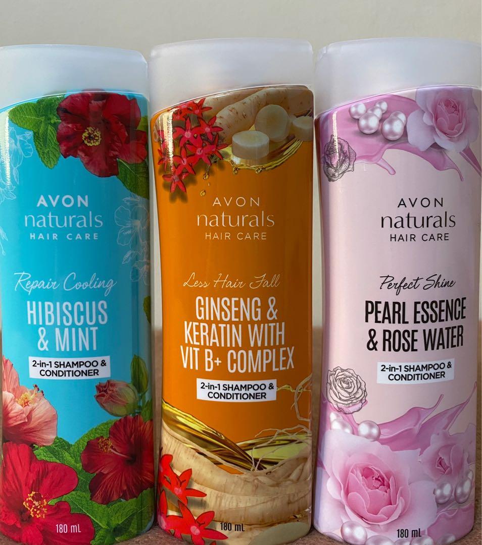 AVON NATURALS HAIR CARE 2in1 SHAMPOO & CONDITIONER 180ML, Beauty & Personal  Care, Hair on Carousell
