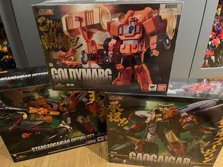 Bandai Soul of Chogokin GX-68 Gaogaigar GX-69  Goldymarg Stargaigaogar Option Set