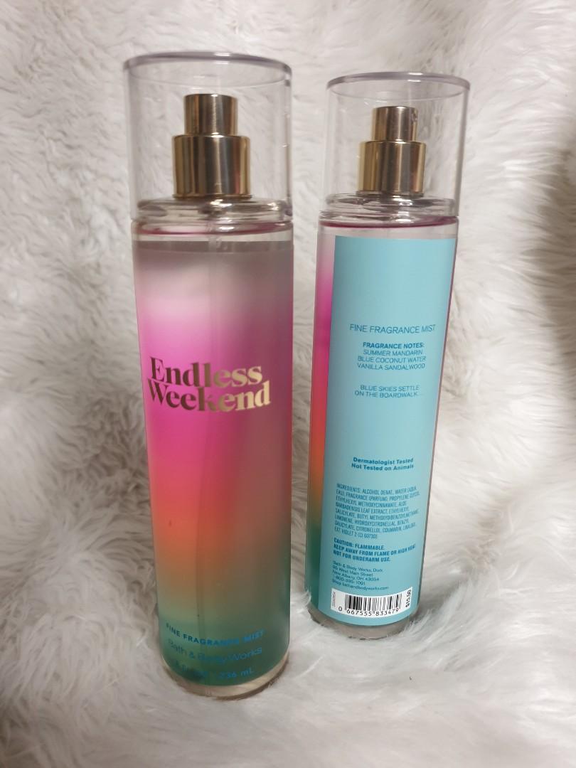 Endless weekend bath and body works