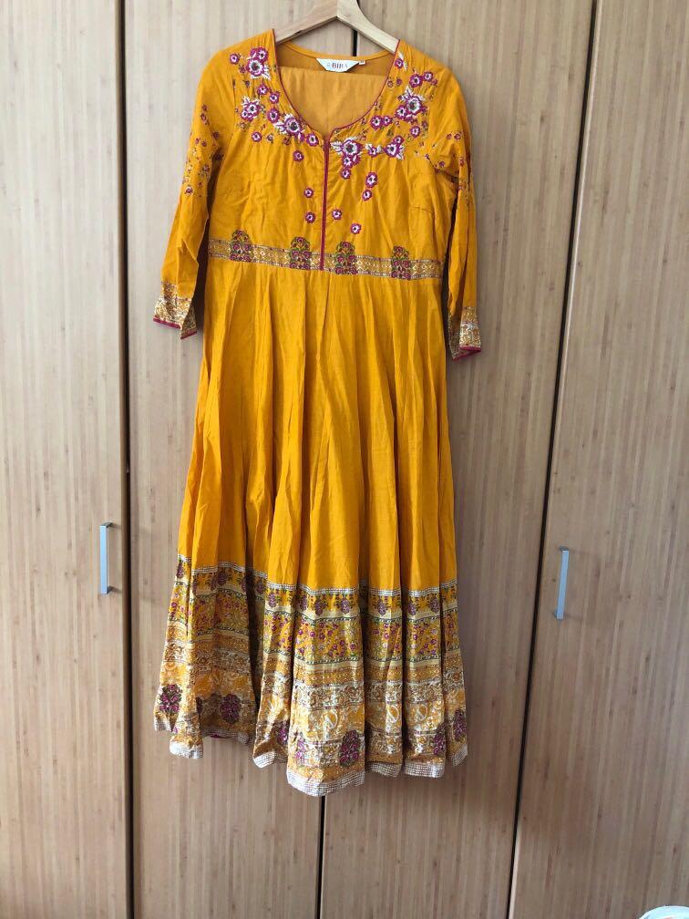 BIBA Anarkali 36, Women's Fashion, Dresses & Sets, Dresses on Carousell