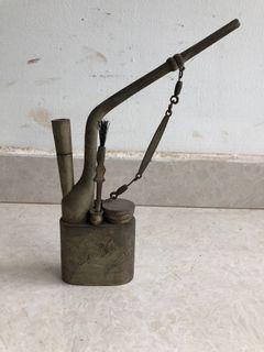 Bronze opium pipe antique