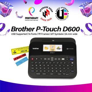 Brother P TOUCH D600 Label Maker With Twin Pack TZE 231V2 Professional PC Connectable Label Maker
